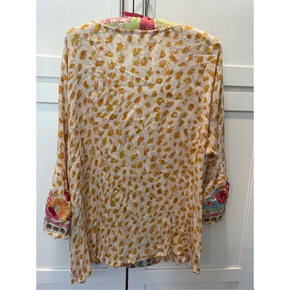 andree by unit / savanna jane South Beach Embroidered Top Women’s Sz 3X - Picture 2 of 5